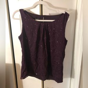 NWT Talbots beaded top